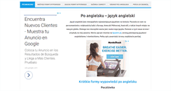 Desktop Screenshot of po-angielsku.com