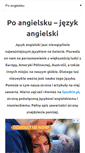 Mobile Screenshot of po-angielsku.com